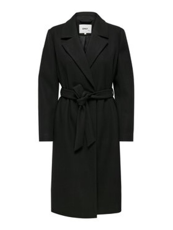 ONLY Płaszcz przejściowy Alvilda 15314362 Czarny Regular Fit