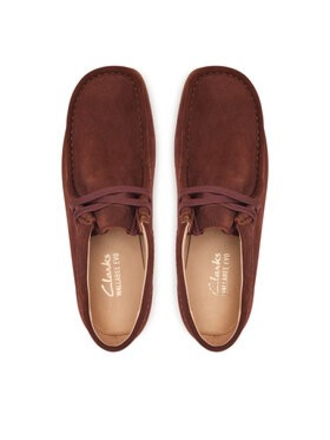 Clarks Półbuty WallabeeEVOSh 26329301 Bordowy