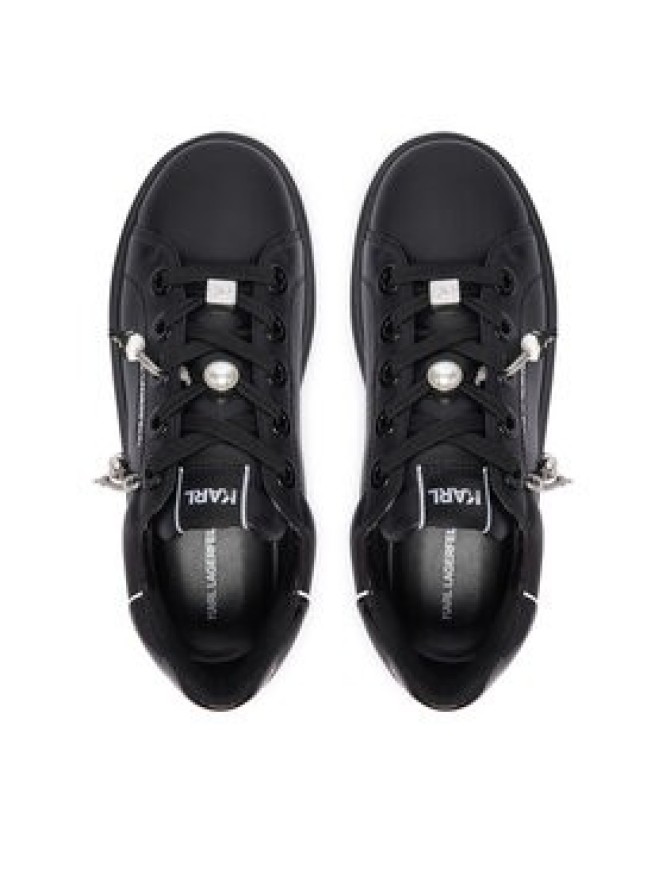 KARL LAGERFELD Sneakersy KL62516T Czarny