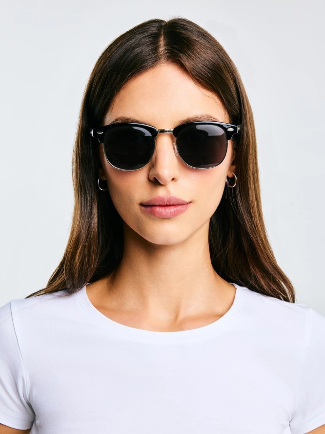 Okulary przeciwsłoneczne czarne Kolen 906