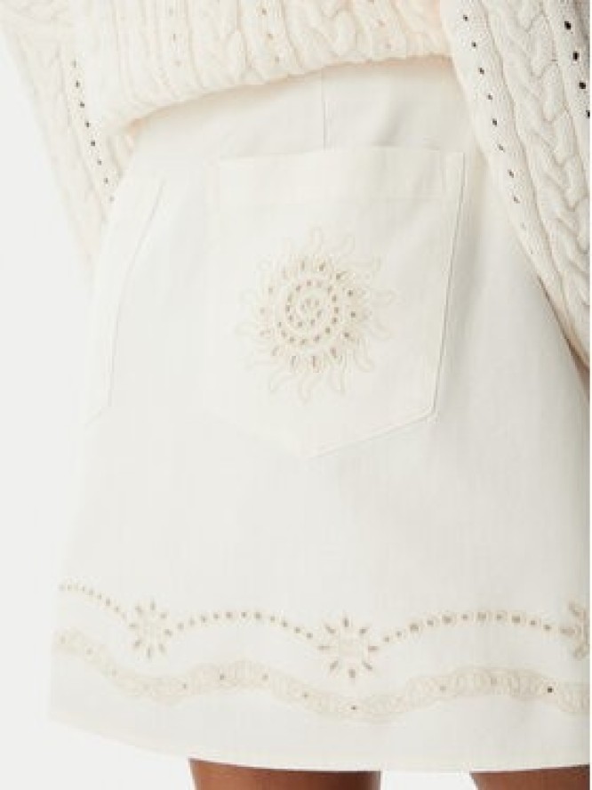 Tommy Jeans Spódnica mini DW0DW22297 Biały Regular Fit