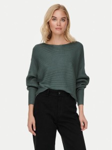 ONLY Sweter Adaline 15226298 Zielony Relaxed Fit