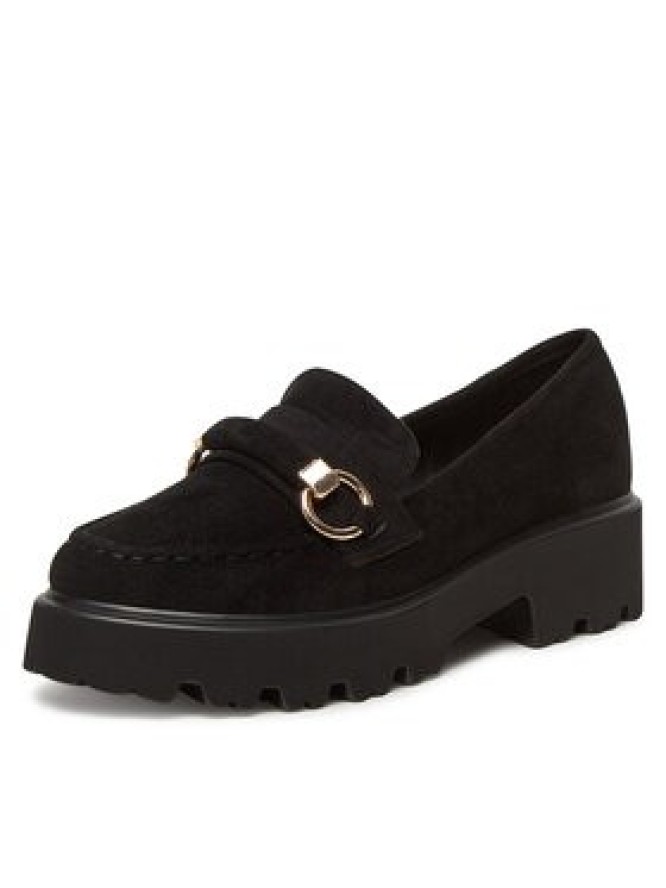 DeeZee Loafersy LE601-4 Czarny