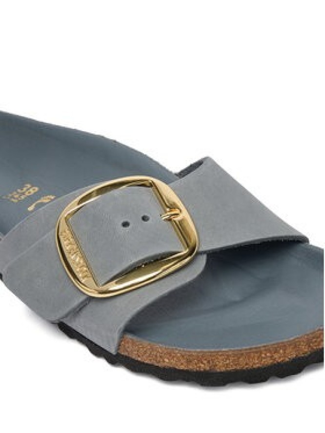 Birkenstock Klapki Madrid Big Buckle Hex 1032090 Szary