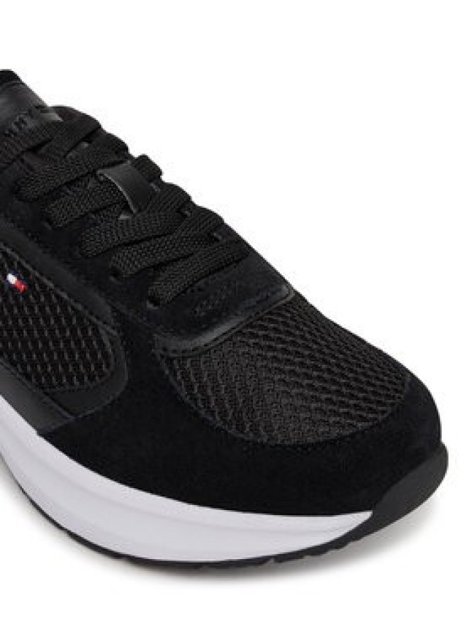 Tommy Hilfiger Sneakersy Sporty Runner FW0FW08644 Czarny