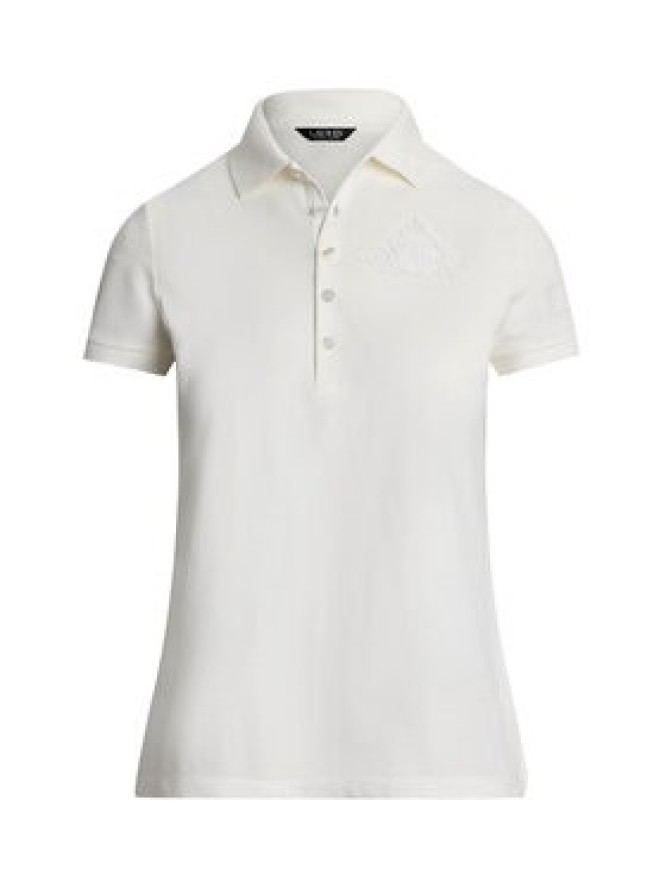 LAUREN RALPH LAUREN Polo 200966128001 Biały Slim Fit