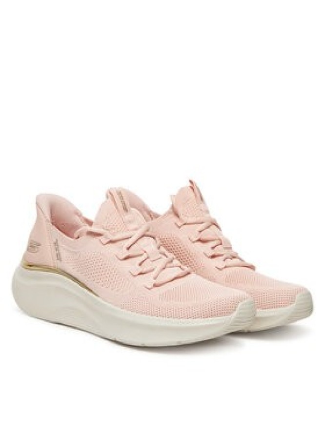 Skechers Sneakersy Bobs B Love-True Delight 117617/LTPK Różowy