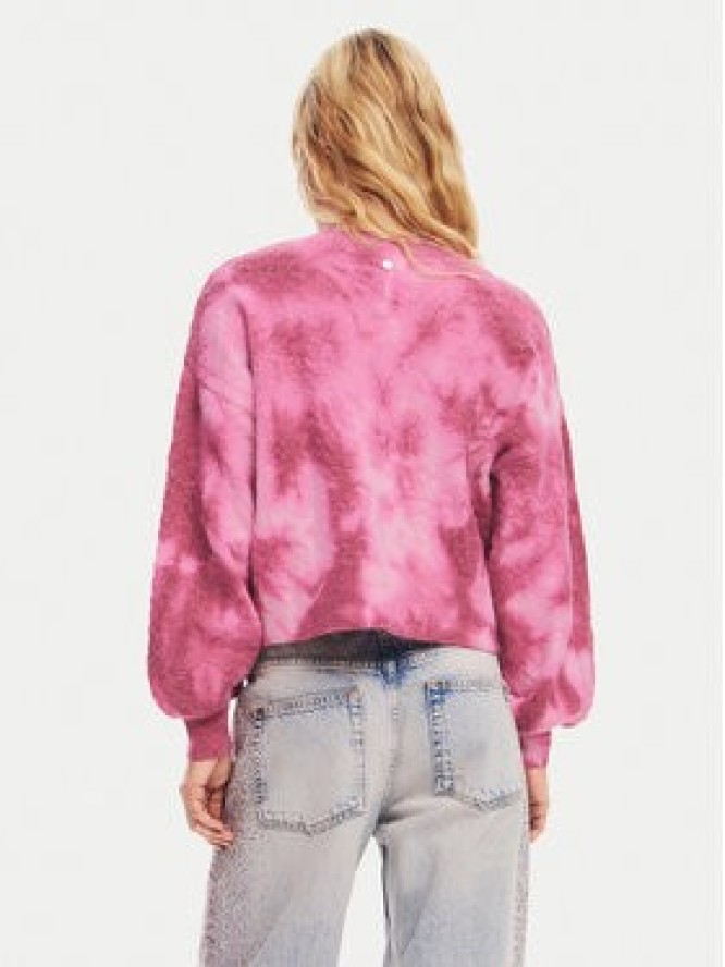 Desigual Sweter Victoria 24WWJF17 Różowy Relaxed Fit