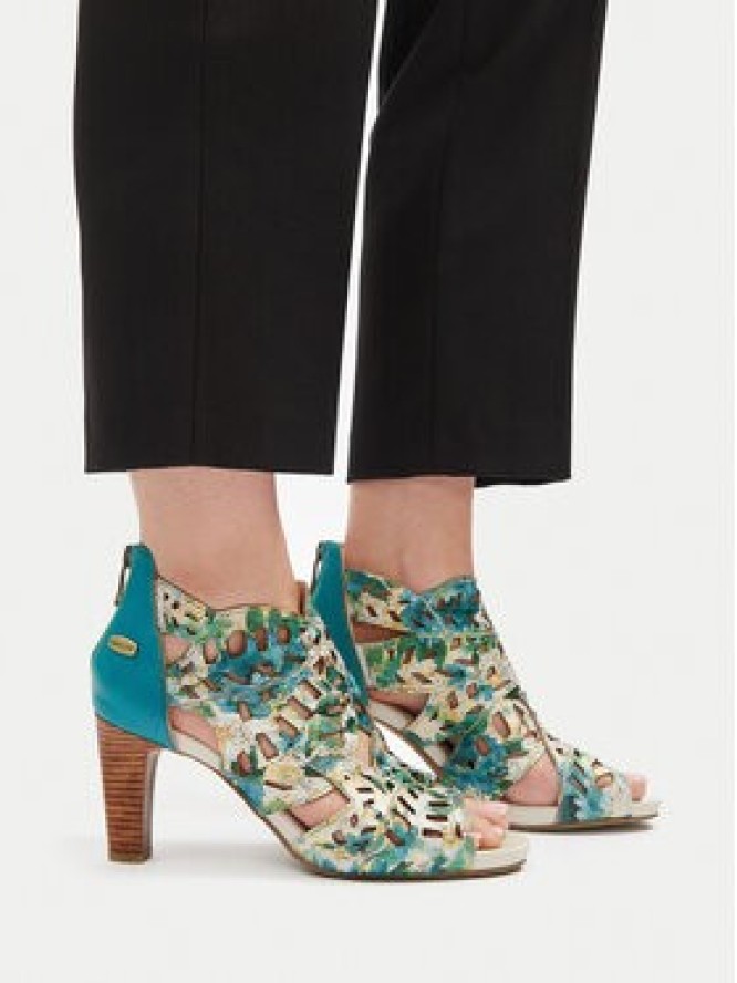 Laura Vita Sandały Albane 048 Niebieski