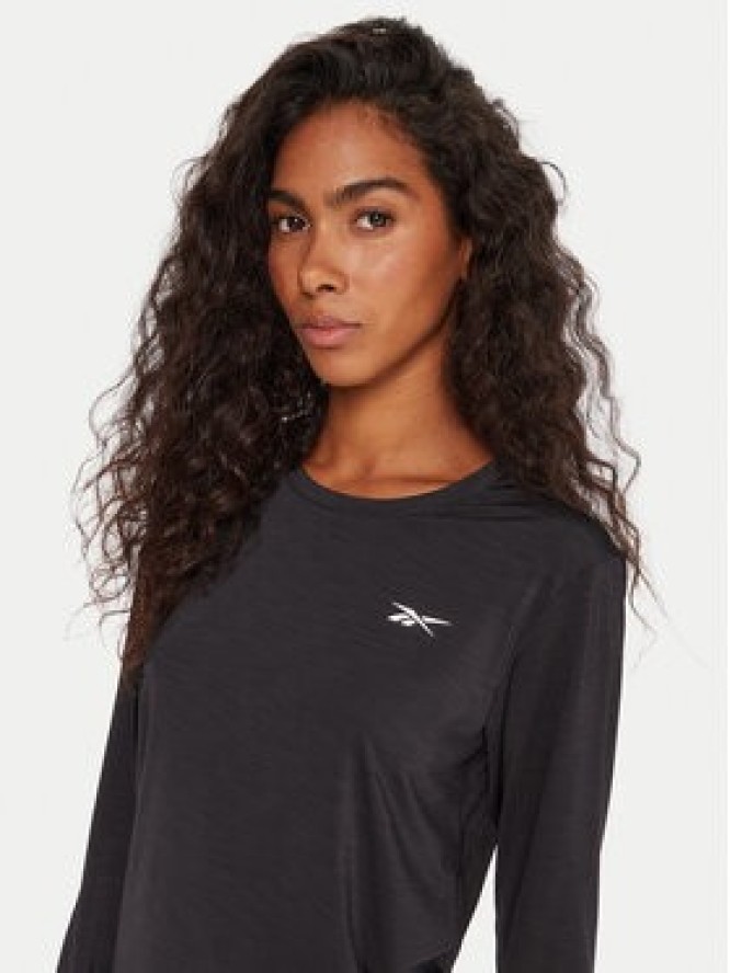 Reebok Koszulka techniczna RK25184CCW Czarny Slim Fit