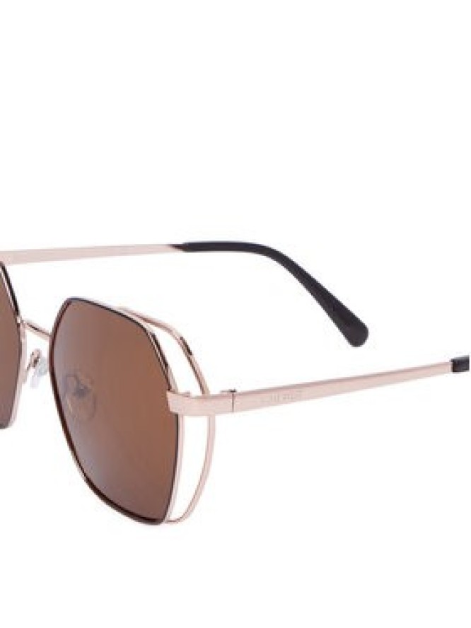 Nine West Okulary przeciwsłoneczne CEO-NW55240S Złoty