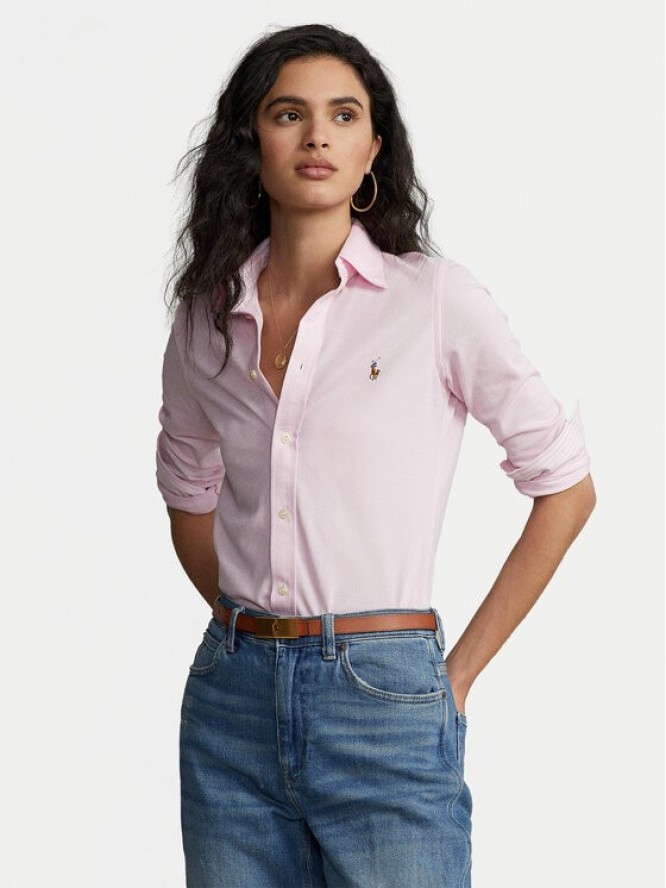 Polo Ralph Lauren Koszula Heidi 211664427002 Różowy Slim Fit