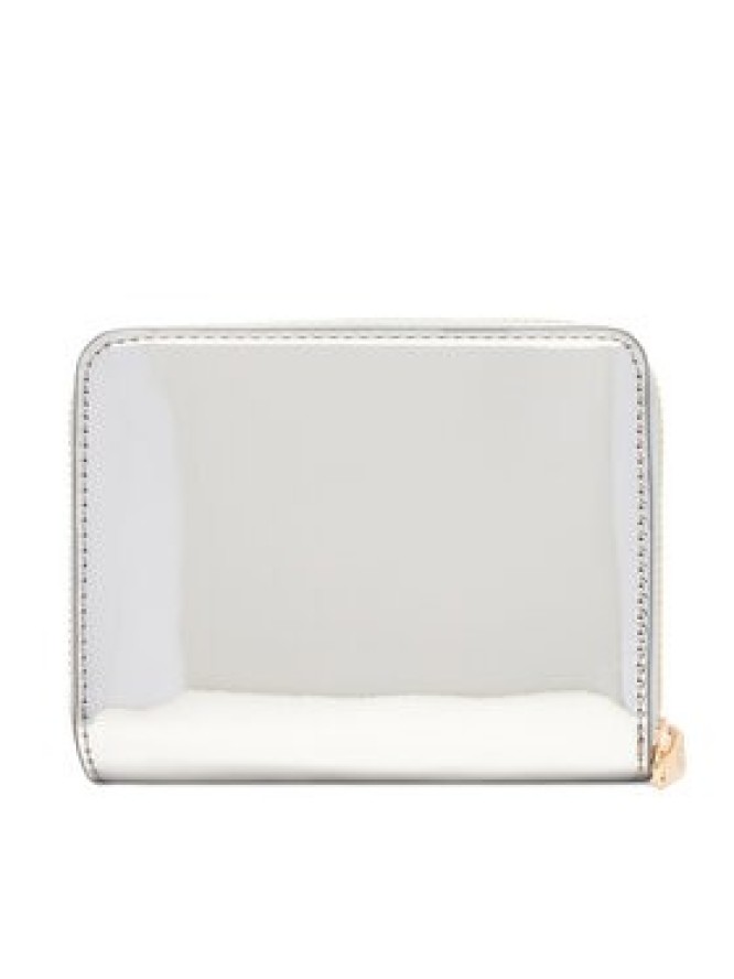Tommy Hilfiger Portfel Med Za W/Flap Met AW0AW18037 Srebrny