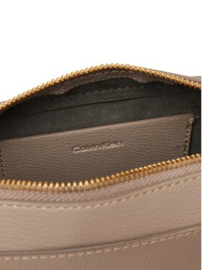 Calvin Klein Jeans Torebka Minimal Monogram Ew Camera Bag LV04K3162G Écru