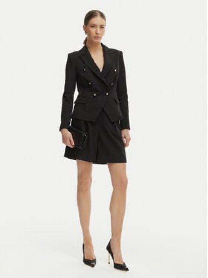 Rinascimento Marynarka CFC0127894003 Czarny Slim Fit