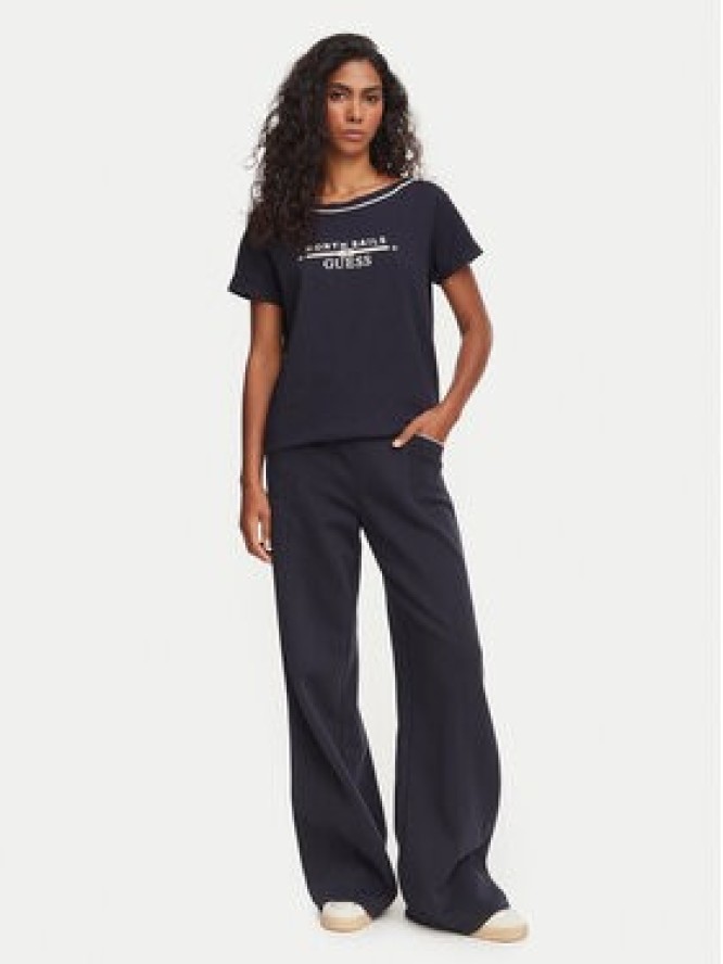 Guess T-Shirt W6YI58 K5317 Granatowy Regular Fit
