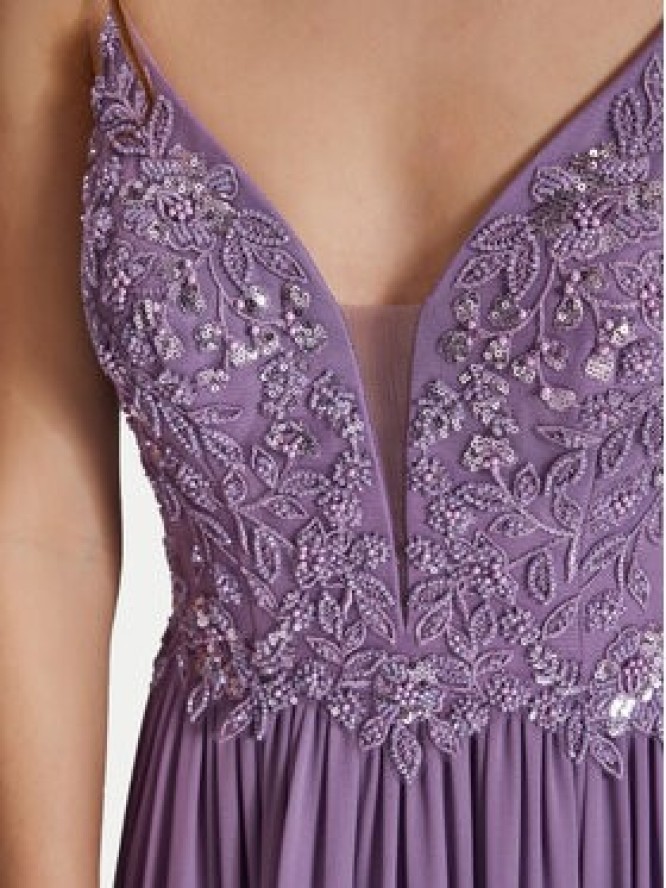 Hey Kyla Sukienka wieczorowa 5AI082HK Fioletowy Regular Fit