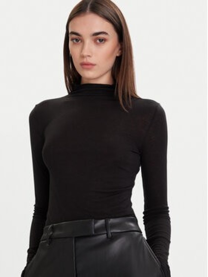 Calvin Klein Sweter LV044D239G Czarny Slim Fit