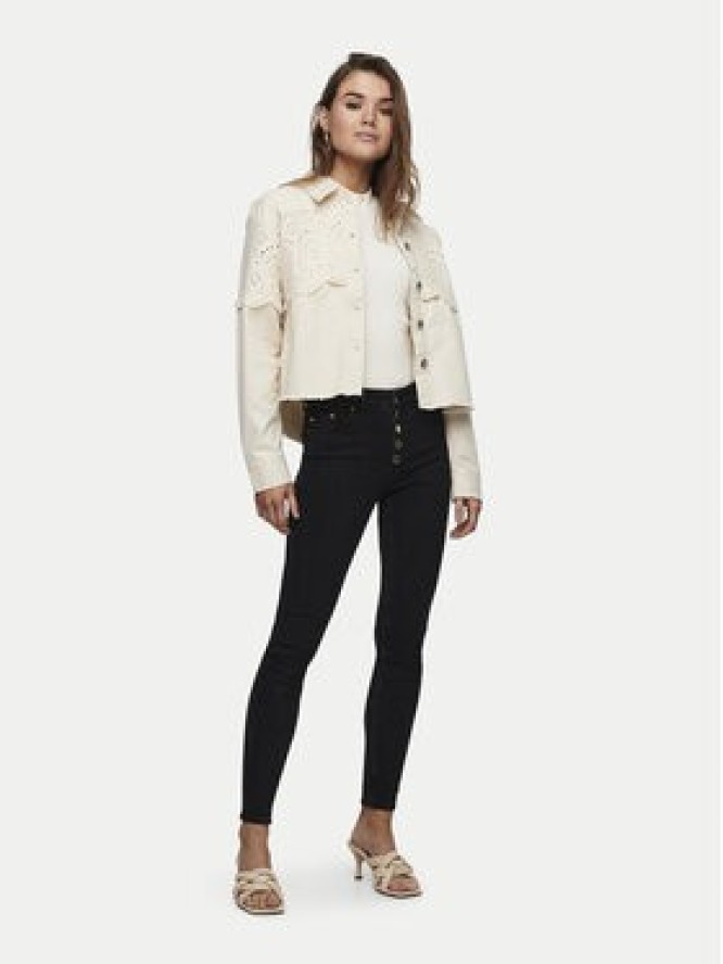 ONLY Kurtka jeansowa Elena 15232378 Beżowy Regular Fit