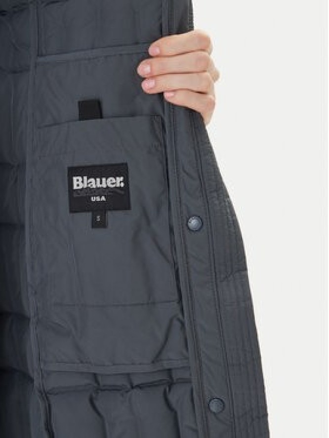 Blauer Kurtka puchowa Impermeabile 25WBLDK03230 Szary Regular Fit