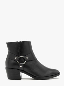 Czarne botki biker boots