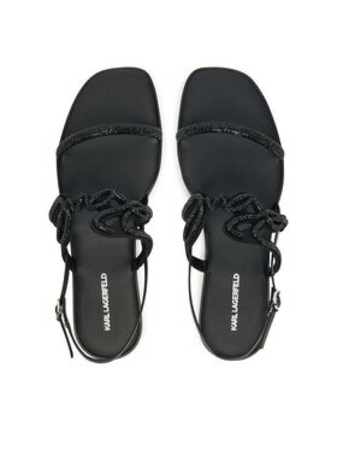 KARL LAGERFELD Sandały Olympia KL87425 Czarny