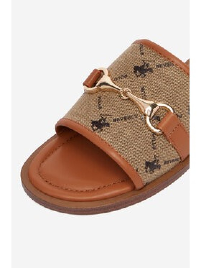 Beverly Hills Polo Club Klapki EO-HY6692-2 Brązowy