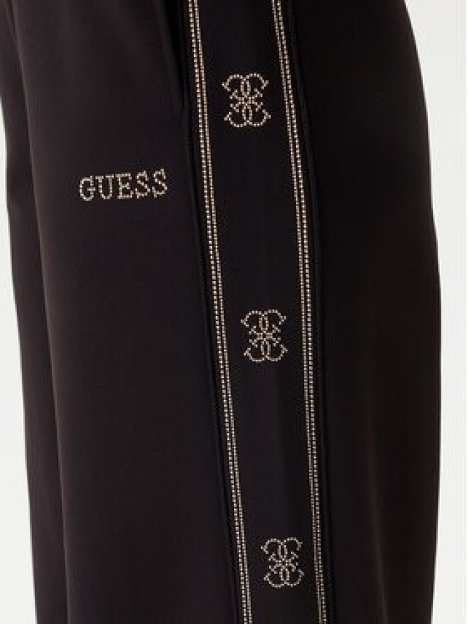 Guess Spodnie dresowe V5BB12 KCX22 Czarny Wide Leg