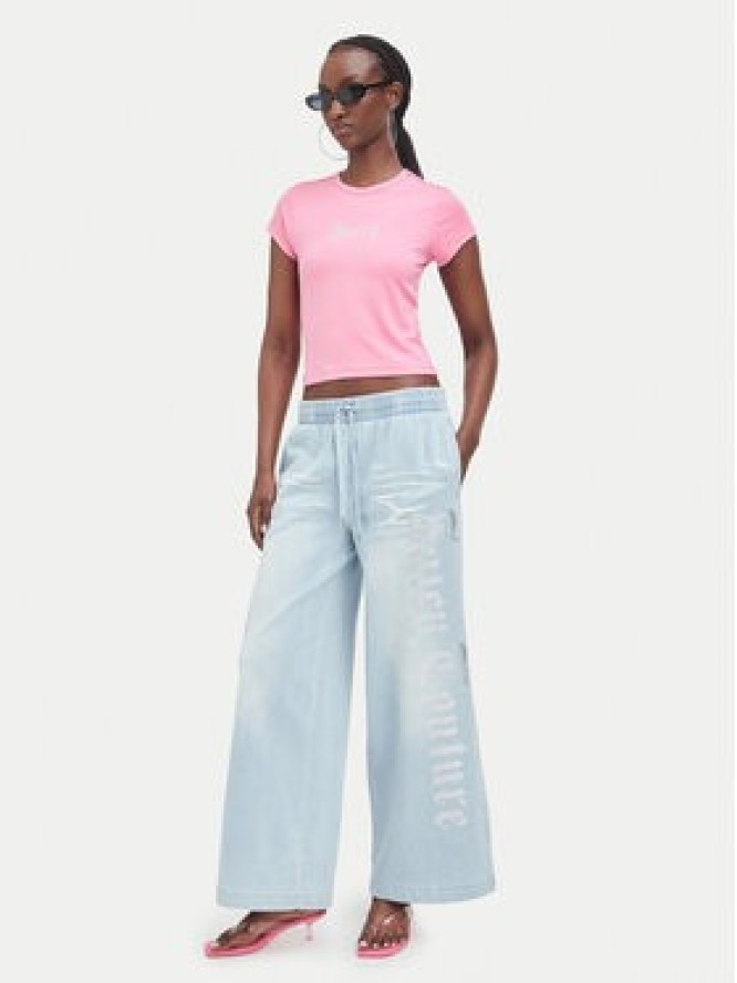 Juicy Couture Jeansy JCDBJ226962 Niebieski Wide Leg