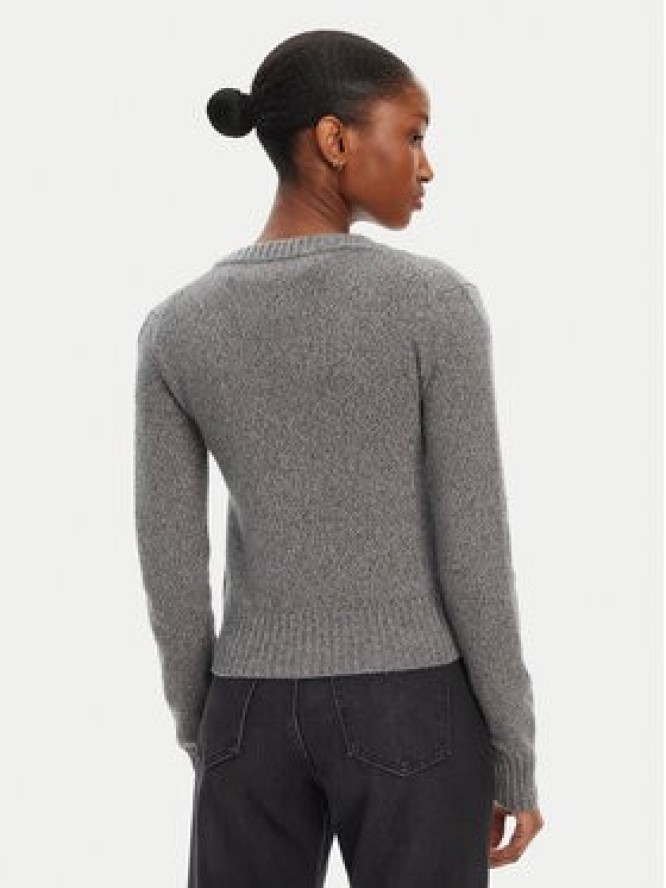 AMI Paris Kardigan FKC127.005 Szary Regular Fit