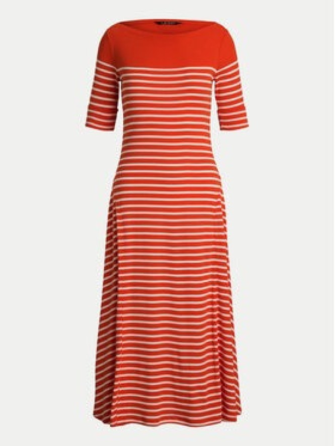 LAUREN RALPH LAUREN Sukienka codzienna 250957728001 Pomarańczowy Regular Fit