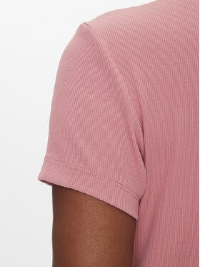 Tommy Jeans T-Shirt Essential DW0DW17385 Różowy Slim Fit