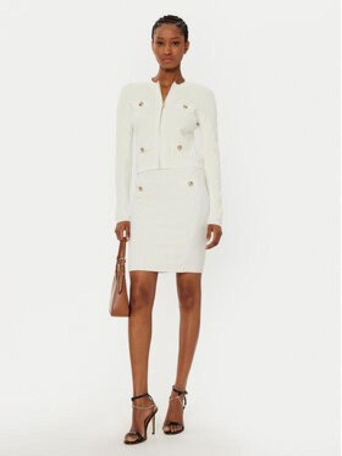 Marciano Guess Spódnica ołówkowa 4BGD01 5661Z Biały Slim Fit