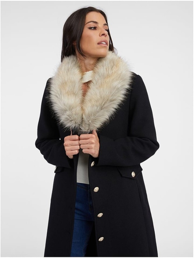 orsay Płaszcz zimowy w kolorze czarnym rozmiar: 40