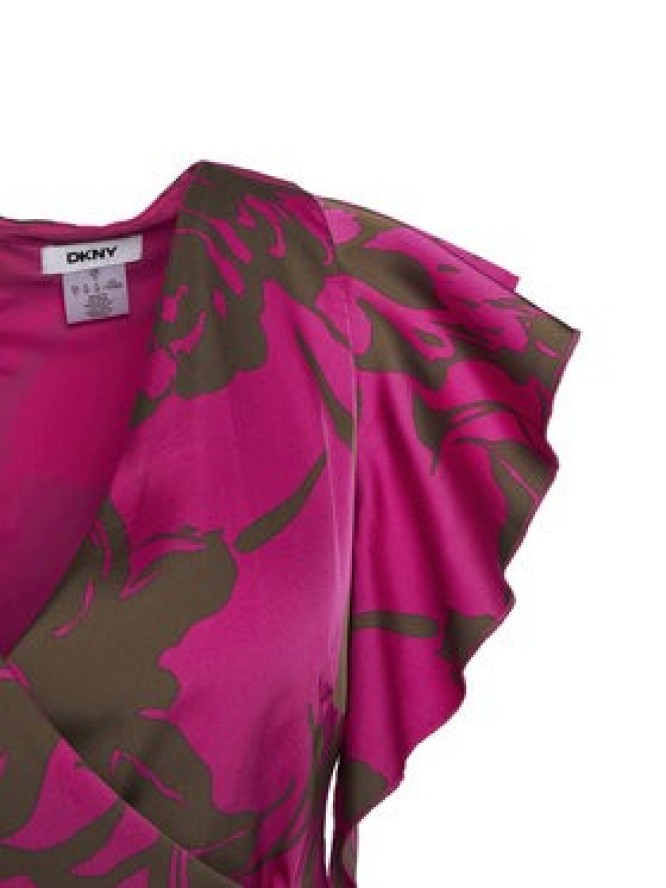 DKNY Sukienka letnia DD5E1N32 Różowy Regular Fit