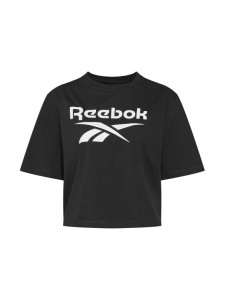 Reebok T-Shirt 100034775 Czarny Relaxed Fit