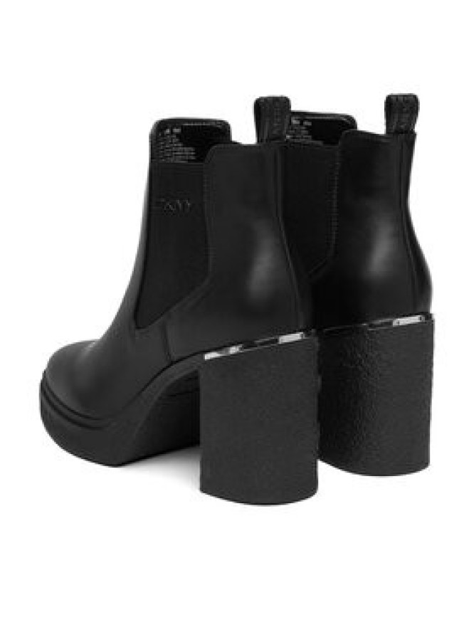 DKNY Botki Tarquin Platform B K4554905 Czarny