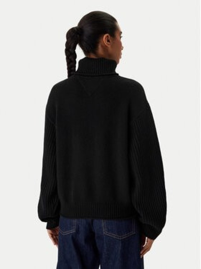 Tommy Jeans Golf Flag DW0DW22108 Czarny Relaxed Fit