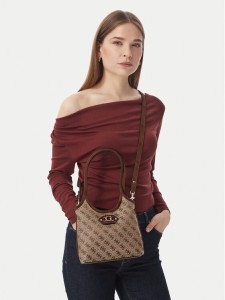 Guess Torebka Samantha Mini HWJG23 13750 Brązowy