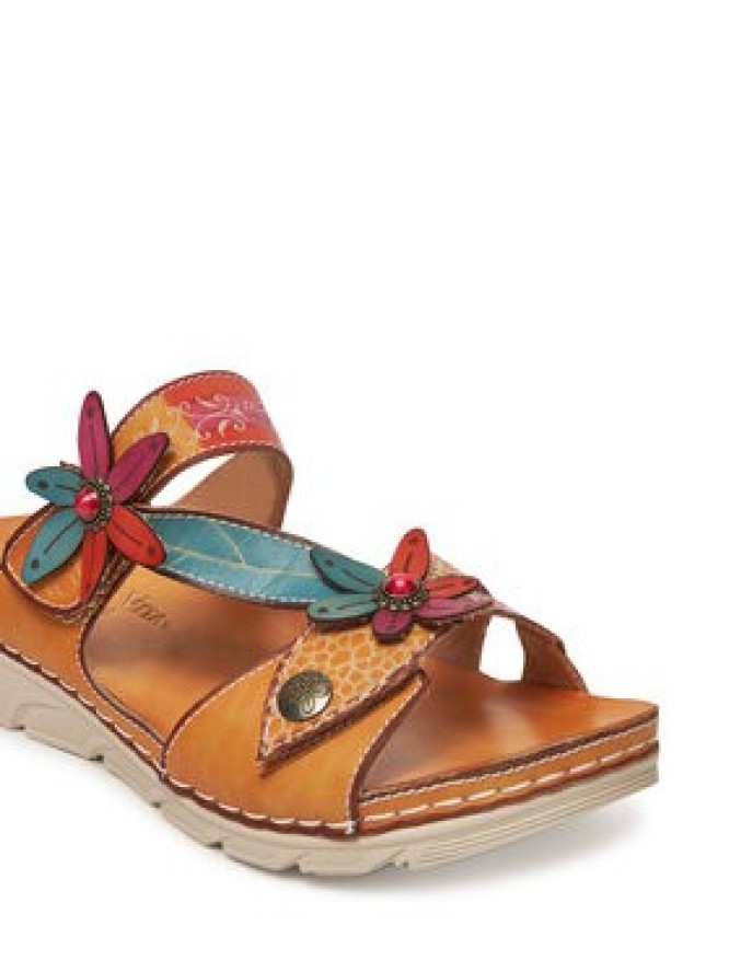 Laura Vita Klapki Dorry 19 Pomarańczowy