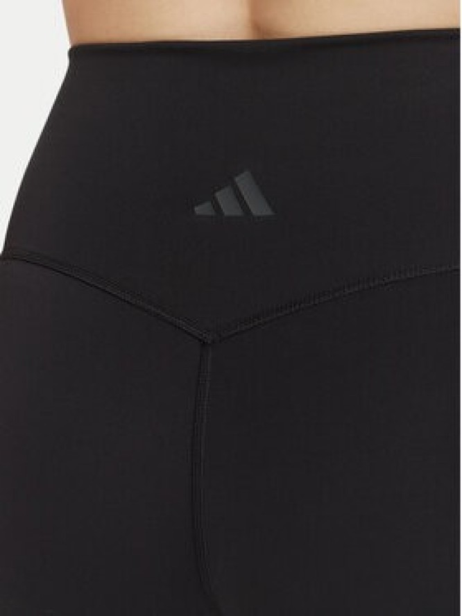 adidas Legginsy 3-Stripes Studio All Me KS8126 Czarny Slim Fit