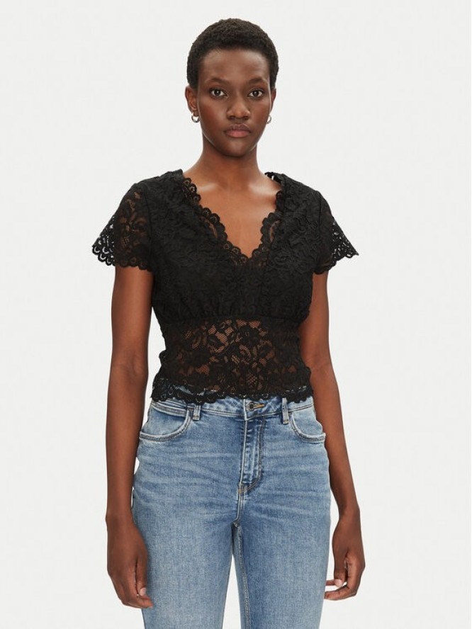 Morgan Bluzka 241-DANSA Czarny Slim Fit