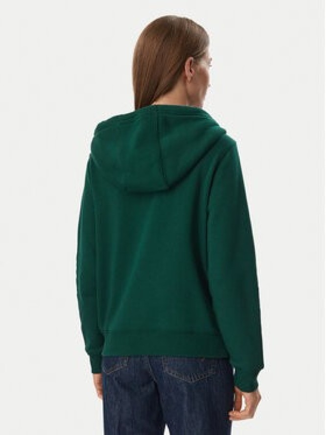 Tommy Jeans Bluza Flag DW0DW19729 Zielony ciemny Regular Fit