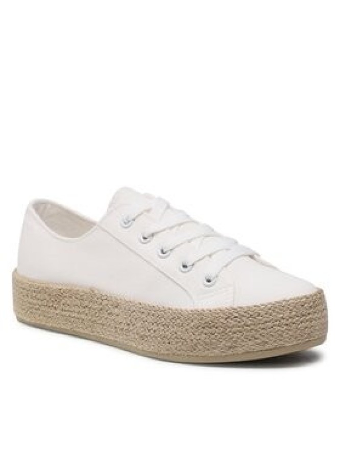 DeeZee Espadryle WS19130-3 Biały