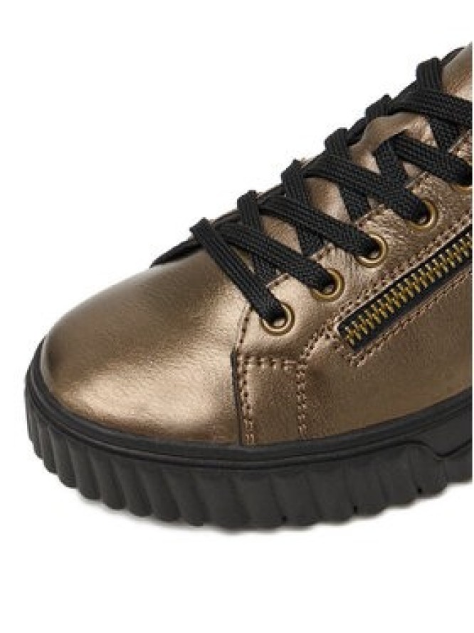 Rieker Sneakersy N2501-90 Złoty
