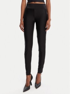Versace Jeans Couture Legginsy 79HAC114 N0008 Czarny Slim Fit