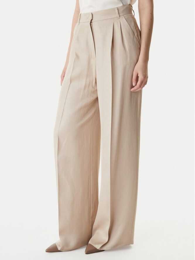 Marella Spodnie materiałowe Adito 2615131221 Beżowy Straight Fit