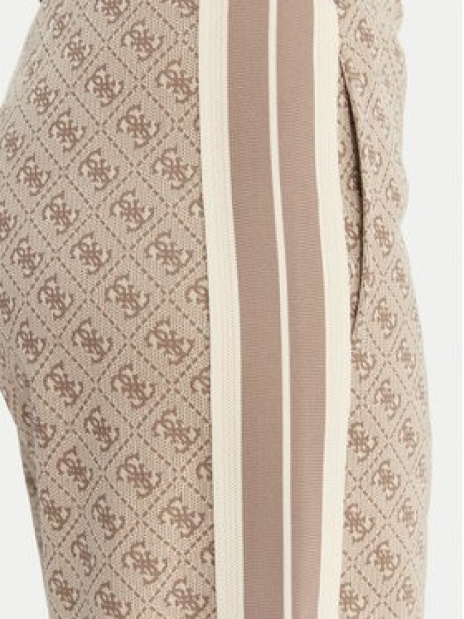 Guess Spodnie dresowe V6GB04 K2955 Beżowy Regular Fit