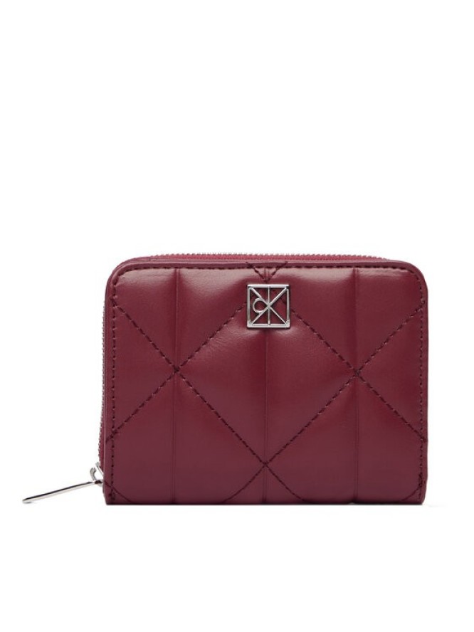 Calvin Klein Portfel Quilted Flap Zip Around LV04F1124G Różowy