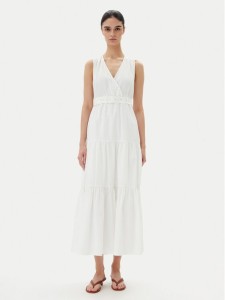 Morgan Sukienka letnia 251-RASKA Biały Regular Fit